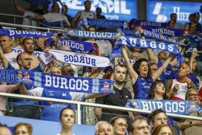 Imagen del partido entre el San Pablo Burgos y Coviran Granada.
