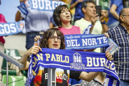 Imagen del partido entre el San Pablo Burgos y Coviran Granada.
