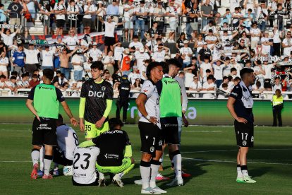 Imagen del partido entre el Burgos CF y el Andorra.