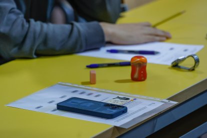 Imagen de alumnos en las pruebas de acceso a la universidad.
