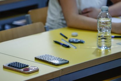 Imagen de alumnos en las pruebas de acceso a la universidad.