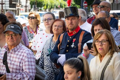 Recreación histórica de la visita de Alfonso XIII a Burgos con motivo del eclipse de 1905.