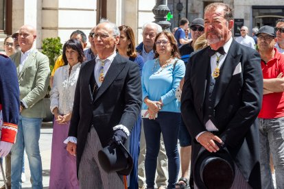 Recreación histórica de la visita de Alfonso XIII a Burgos con motivo del eclipse de 1905.
