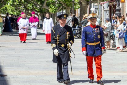 Recreación histórica de la visita de Alfonso XIII a Burgos con motivo del eclipse de 1905.