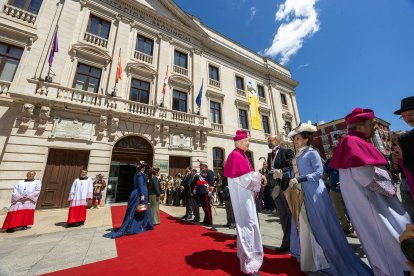 Recreación histórica de la visita de Alfonso XIII a Burgos con motivo del eclipse de 1905.