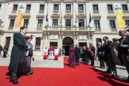 Recreación histórica de la visita de Alfonso XIII a Burgos con motivo del eclipse de 1905.