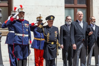 Recreación histórica de la visita de Alfonso XIII a Burgos con motivo del eclipse de 1905.