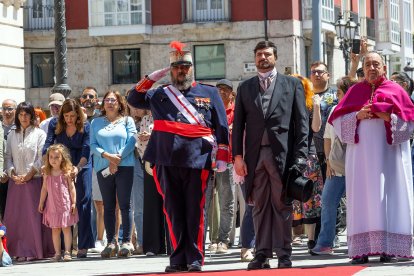 Recreación histórica de la visita de Alfonso XIII a Burgos con motivo del eclipse de 1905.