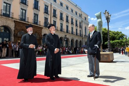 Recreación histórica de la visita de Alfonso XIII a Burgos con motivo del eclipse de 1905.