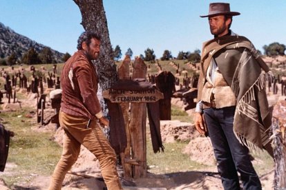 Tuco y el Rubio, en 'El bueno, el feo y el malo'.
