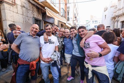 Instante de la fiesta preParral organizada por El Pez y Encarna's.