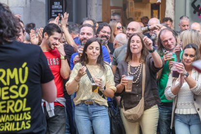 Instante de la fiesta preParral organizada por El Pez y Encarna's.