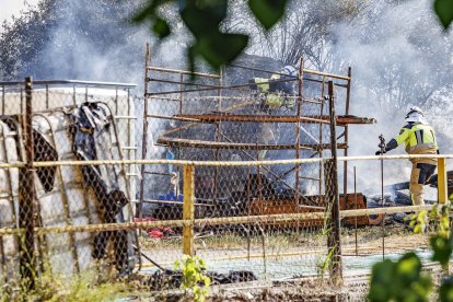 Imagen del incendio.