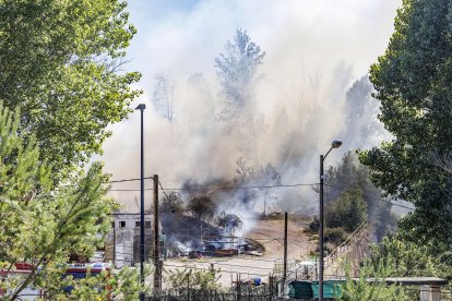 Imagen del incendio.