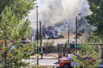 Imagen del incendio.