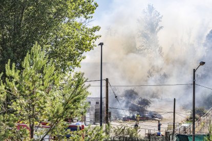 Imagen del incendio.