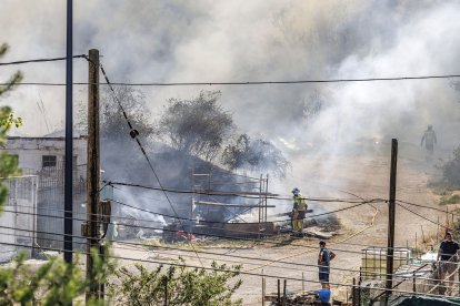 Imagen del incendio.
