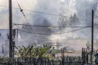 Imagen del incendio.