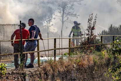Imagen del incendio.