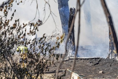 Imagen del incendio.