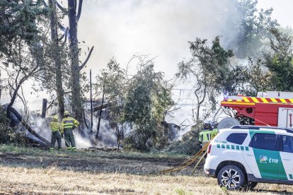 Imagen del incendio.