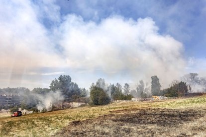 Imagen del incendio.
