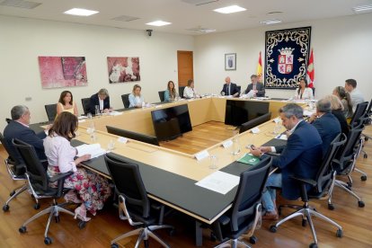 Reunión de la Junta de Portavoces de las Cortes de Castilla y León