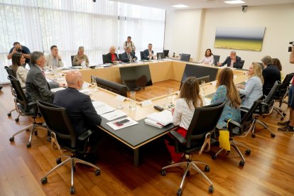 Reunión de la Junta de Portavoces de las Cortes de Castilla y León