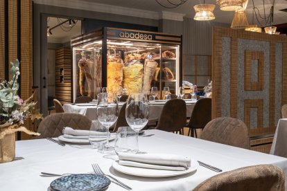Comedor del Asador Abadesa.