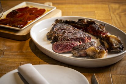 La carne, lista para degustar