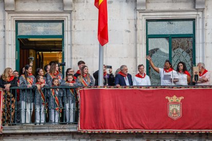 Imagen del inicio de las fiestas mayores de Burgos.