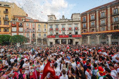 Imagen del inicio de las fiestas mayores de Burgos.