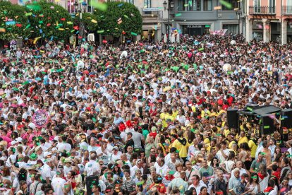 Imagen del inicio de las fiestas mayores de Burgos.