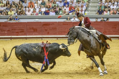 Lea Vicens, durante una de sus ejecuciones.