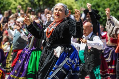 Instante del Homenaje a la jota de las fiestas de San Pedro y San Pablo 2026.