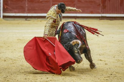 Imagen de Jarocho durante el festejo en el Coliseum.
