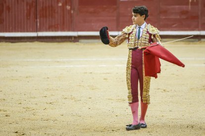 Imagen de Jarocho durante el festejo en el Coliseum.
