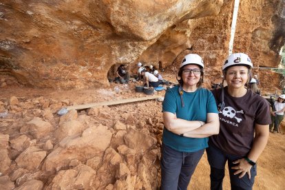 Galería es un yacimiento de 40 metros cuadrados y se excava un nivel datado en 300.000 años de antigüedad.