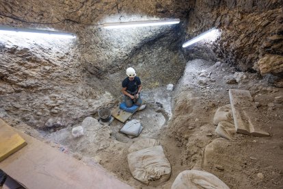 La zona de los pastores del Neolítico en Mirador que comparten zona de redil y hogar.