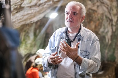José Miguel Carretero, codirector de las excavaciones de Atapuerca y coordinador de los trabajos en Cueva Mayor. .