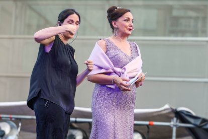 Imagen de la inauguración del festival en la plaza de San Juan.
