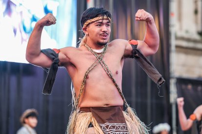 Imagen de la inauguración del festival en la plaza de San Juan.