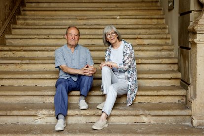 Los pintores Iris Lázaro y Eduardo Laborda ceden su coleccion de retratos al Ayuntamiento de Agreda