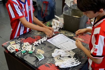 Con esta actividad niños y niñas se convierten en arqueólogos y detectives.