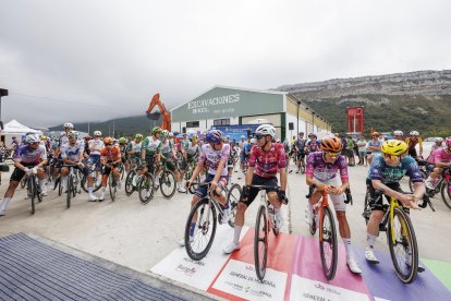 Imagen de la tercera etapa de la Vuelta a Burgos.