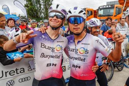 Imagen de la tercera etapa de la Vuelta a Burgos.