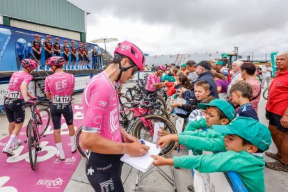 Imagen de la tercera etapa de la Vuelta a Burgos.
