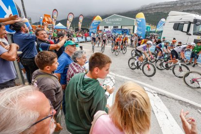 Imagen de la tercera etapa de la Vuelta a Burgos.