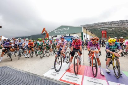 Imagen de la tercera etapa de la Vuelta a Burgos.