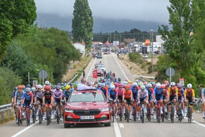 Imagen de la tercera etapa de la Vuelta a Burgos.